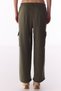 Khaki Inner Polar Cargo Pants - 2
