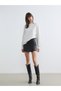 I Beli Zippered Leather Look Shorts Skirt from Freezen Store - 2