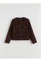 I Zero Roba Collar Women's Tweed Jacket from Freezen Store - 6