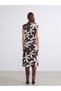 Trendy Picks from Kübra Butik: Floral Shirt Dress with a belted design - 5