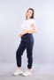 2674 (2566) Jogger Pants with Elasticated Hems and 3 Strings - 2
