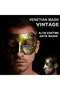 Deluxe Series Themed Products: Gold-Toned Face Mask - Antique-Style Ball Mask - 3