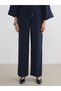 Trendy Picks from Kübra Butik: Women's Wide-Leg Pants with a Drawstring Waist - 3