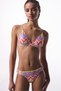 Zigzag Desenli Üçgen Bikini Üstü - 5