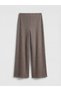 LCW Vision Brown Knit Straight-Leg Standard & Regular Wide-Leg Women's Pants, Featuring the ALITA CITY Touch - 4