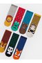 Animal Figured Boys' Socks, Pack of 7 - 3