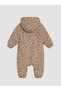 Rmz Gi̇yi̇m Farkiyla Water Repellent Baby Girl Astronaut Coat - 5
