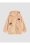 High-Quality Items from Çelebi Store: Cute Girls' Plush Cardigan with Embroidered Mouse Design - 3