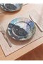 "Night Scene" Printed Serving Plate, 19 cm - 2