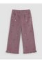 Trendy Picks from Kübra Butik: Girls' Velvet Pants with a Waist Cord - 3