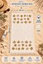 100% Cotton Printed Muslin Peştemal (Yellow Leaf) - 2