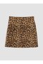 Leopard Pattern A-Line Crepe Skort for Style-Conscious Shoppers from UZG STORE - 6