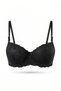 Silicone Unpadded Lace Bra - 4
