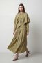3-Piece Cape Set with Buckle Detail