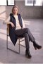 Quilted Hooded Long Women's Vest - 2