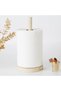 Travertine Paper Towel Holder Ecru - 2