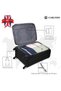 Apache Plus Softside 4W 69 cm Medium Check-In Luggage - Black - 3