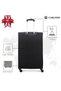 Apache Plus Softside 4W 69 cm Medium Check-In Luggage - Black - 6