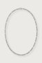 Men's Figaro Steel Necklace Silver - 2
