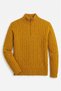 Dramen Yellow 100% Cotton Zippered Knitwear