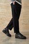 , Men's Genuine Leather Sneakers 1631071Z24212 Black