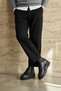 , Men's Genuine Leather Sneakers 1631071Z24212 Black - 2