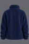 Men’s Mock Neck Half-Zip Winter Navy Blue Fleece Sweatshirt - 2
