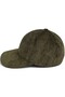 Khaki Velvet Fabric Embroidered Unisex Hat - 2