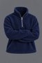 Men’s Mock Neck Half-Zip Winter Navy Blue Fleece Sweatshirt - 6