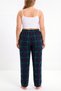 3-Piece Suede, Oversized, Plaid Pajama Bottoms - 5