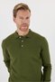 Polo Neck Woolen Men's Knitwear Sweater - 5