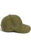 Pistachio Green Velvet Fabric Embroidered Unisex Hat - 2