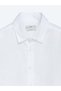White Solid Regular Fit Long-Sleeved Casual Woven 100% Cotton Shirt 10161122-500 - 7