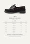 Men's Genuine Leather Loafers, Boat Shoes, Black and Brown Moccasins, Stitched, Laced, Thick Non-Slip Soles - 8