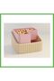 3D-Printed Pistachio Bowl - Dual-Chamber Shell Separator Serving Bowl - Beige-Pink GEN01