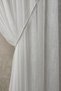 1/3 Closely Pleated Chiffon Linen Rain-Print Double-Panel Double-Breasted Sheer Curtain, Wrinkle-Resistant, Comes with a Rope - 4