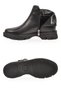 Women's Black Zip-Up Boots with Fleece Lining, Style 351107 - 5