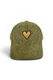 Pistachio Green Velvet Fabric Embroidered Unisex Hat