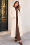 Knitted Cardigan with Knitted Pattern R4612 Ecru - 4