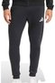 Men's black cotton casual jogger sweatpants, comfortable fit, with pockets.