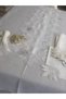 Lady Gardenya Linen Tableware Set, 160x220 Table Set, 26-Piece Table Runner Set HB006 - 7