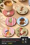 Set of 6 Coasters with a "Striped Animals" Theme. 9 cm, 3 mm MDF, UV Printing, Decorative Coasters