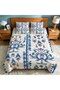 Boho Pattern Flannel 3Pcs Bedding Set, High Quality Flannel Bed Covers - 3