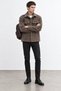 Premium Melton Men's Jacket with Snap-Fastened Buttons | EE1003411024 - 2
