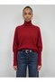 10902 Wool Blend Turtleneck Draped Sweater - 3