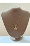 Special Edition XP Swan Model Elegant Gold-Colored Necklace with Crystal Stones