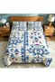 Boho Pattern Flannel 3Pcs Bedding Set, High Quality Flannel Bed Covers - 3