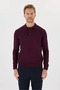 Polo Neck Woolen Men's Knitwear Sweater
