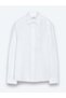 White Solid Regular Fit Long-Sleeved Casual Woven 100% Cotton Shirt 10161122-500 - 6
