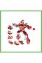 P605001 6-in-1 Red Egg Model 45-Piece Building Block Toy GEN01